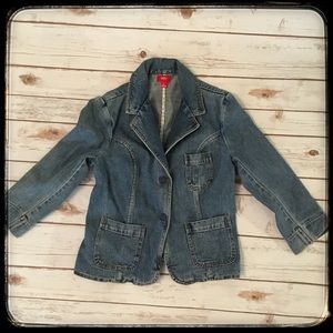 Mossimo Denim Blazer/Jacket Size Large